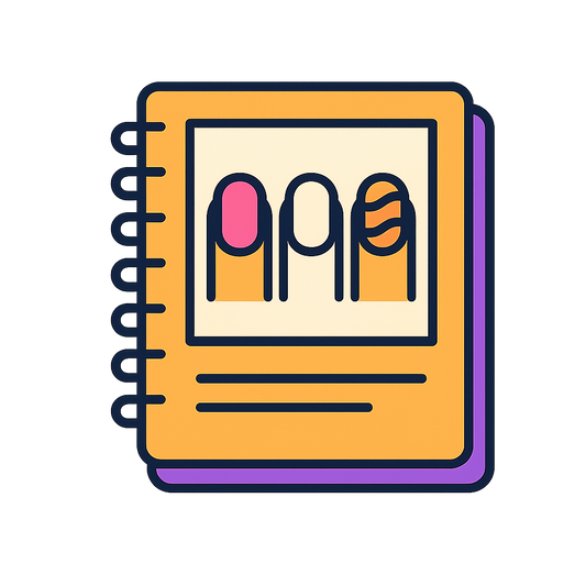 Nail Art Design Sketchbook