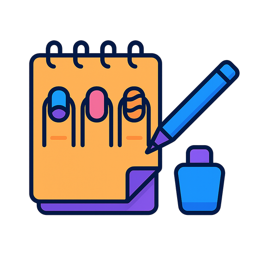 Nail Art Sketch Pad